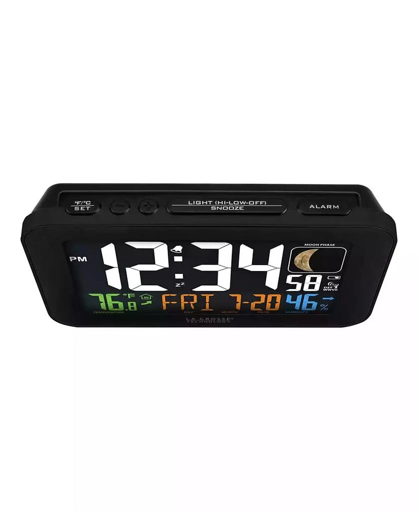 La Crosse Technology Color LED Alarm Clock with USB Charging Port 2
