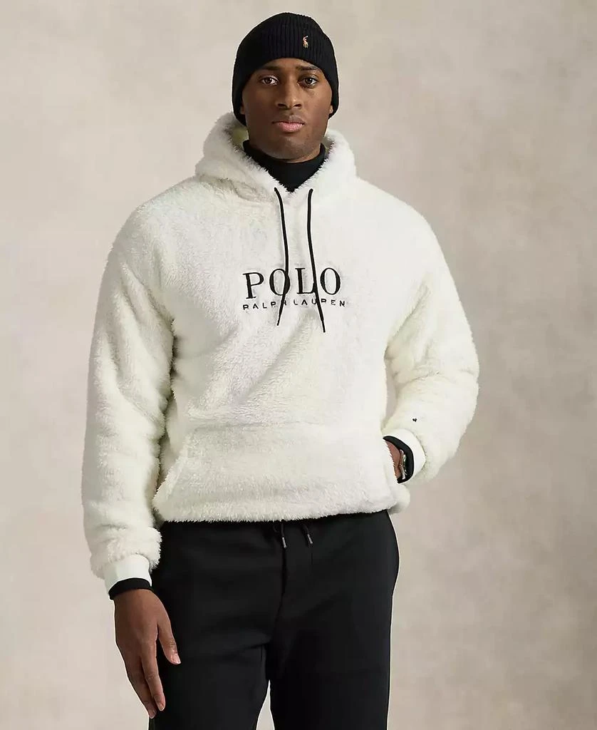 Ralph Lauren Men's Big & Tall Logo Pile Fleece Hoodie 1