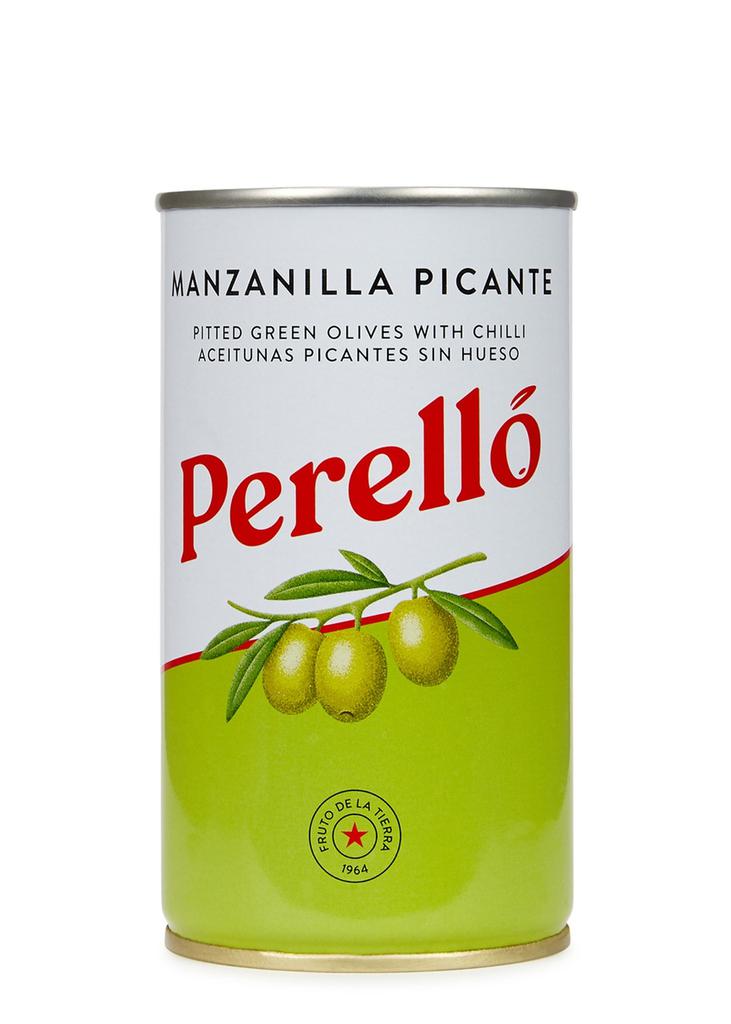 PERELLO Manzanilla Pitted Olives with Chilli 150g