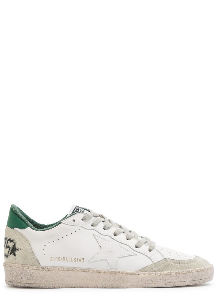 Golden Goose Ball Star distressed leather sneakers