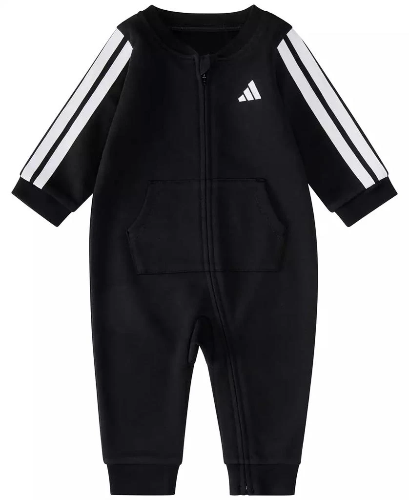 Adidas Baby Boys French Terry Round Neck Long Sleeve Coverall