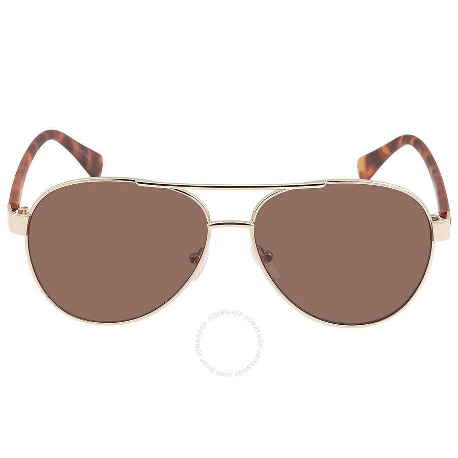 Calvin Klein Brown Pilot Men's Sunglasses CK19316S 717 60