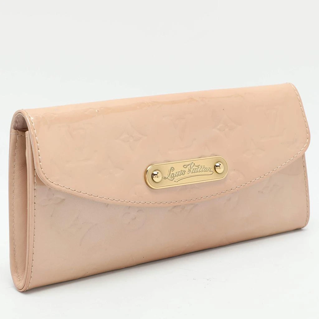 Louis Vuitton Louis Vuitton Beige Monogram Vernis Leather Sunset Boulevard Clutch 9