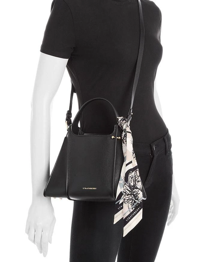 Strathberry Arkshell Leather Top Handle Bag 2