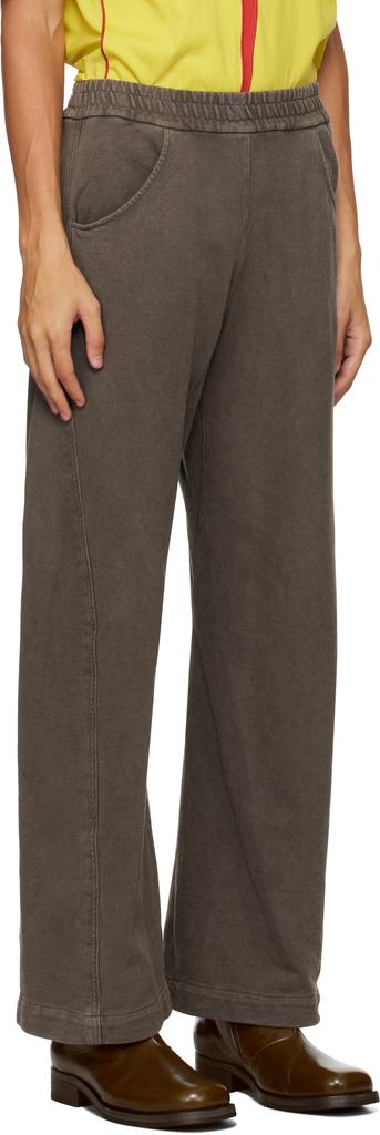 Omar Afridi Brown Shabby Twisted Lounge Pants