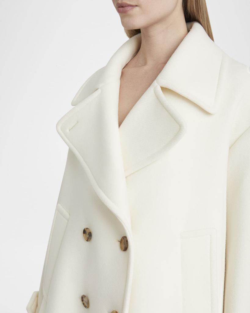 【関税&送料込】Chloe Double-Breasted Wool And Cashmere Coat Chloe Double-Breasted Wool Coat | Neiman Marcus