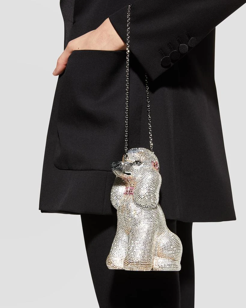 Judith Leiber French Poodle Crystal Clutch Bag 2