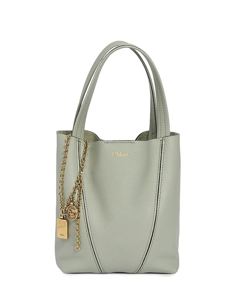 Chloé Small Spin Leather Tote Bag 1
