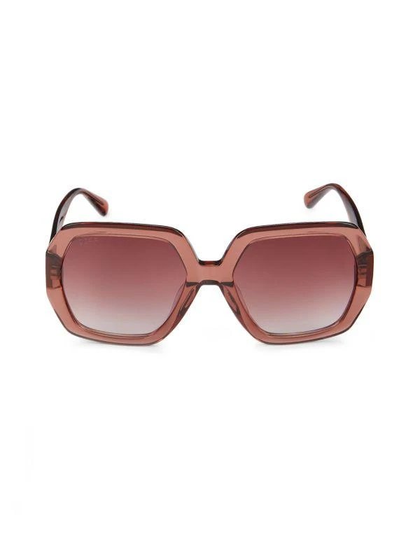 DIFF Eyewear Nola 54MM Geometric Sunglasses 1
