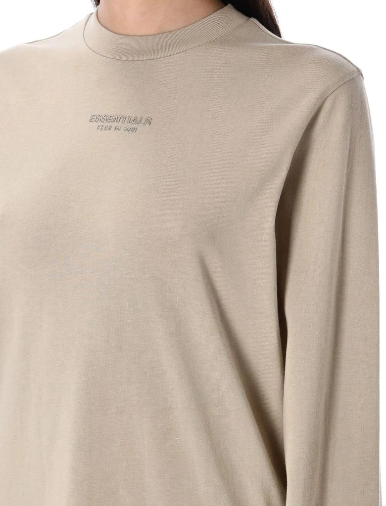 Essentials Fear Of God Essentials Metallized Logo Long Sleeved T-Shirt 3