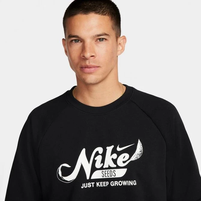 NIKE Men's Nike Dri-FIT Fitness Just Keep Growing Graphic Crewneck Sweatshirt 4