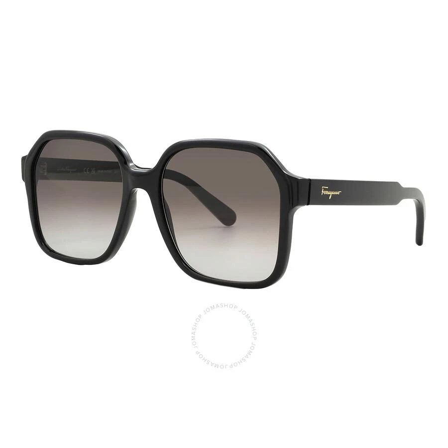 Salvatore Ferragamo Salvatore Ferragamo Grey Gradient Square Ladies Sunglasses SF1069S 001 56 3