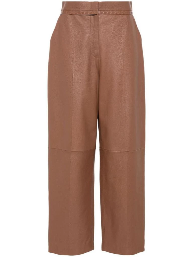 Fendi Fendi Leather Pants Clothing 1