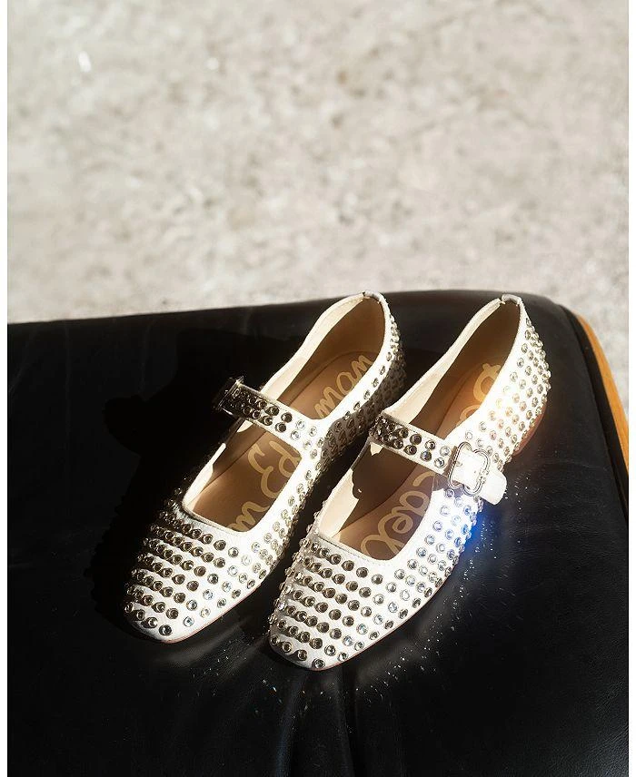 Sam Edelman Women's Michaela Gem Embellished Mary Jane Flats 2