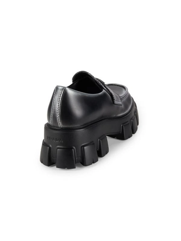 Prada Rois Brushed Leather Loafers 3