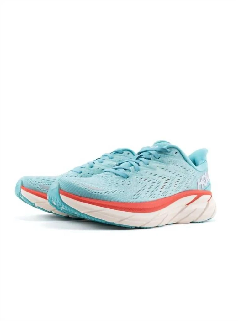 Hoka One One Hoka - WOMEN'S CLIFTON 8 RUNNING SHOES - WIDE WIDTH 3