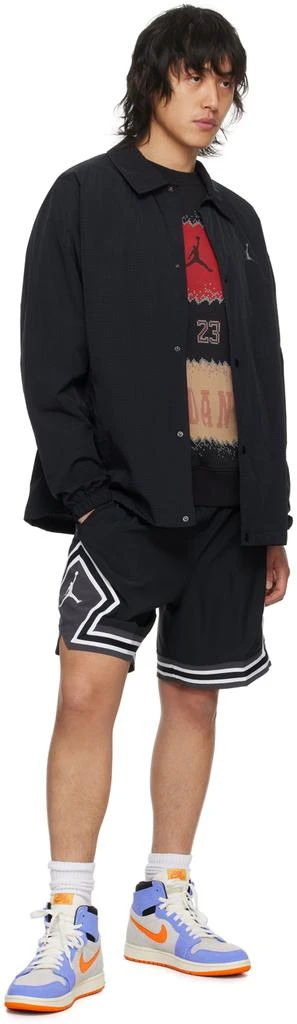 Jordan Black Coaches Jacket 4