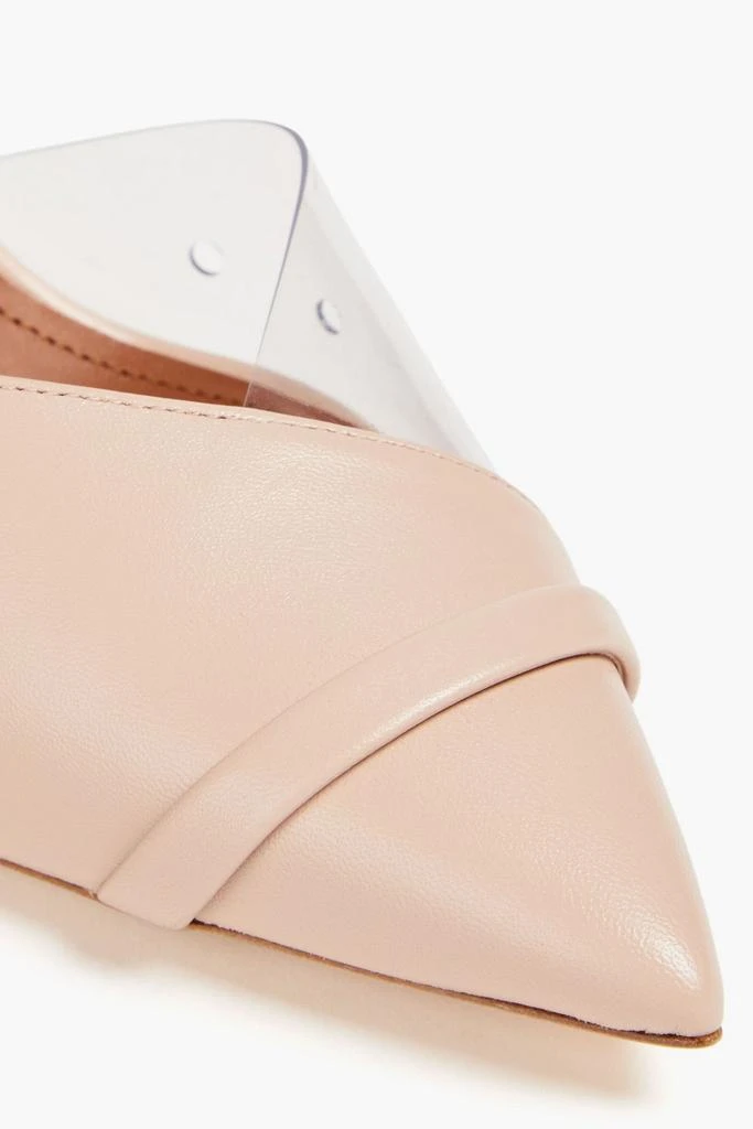Malone Souliers Halina 70 leather and PVC mules 4
