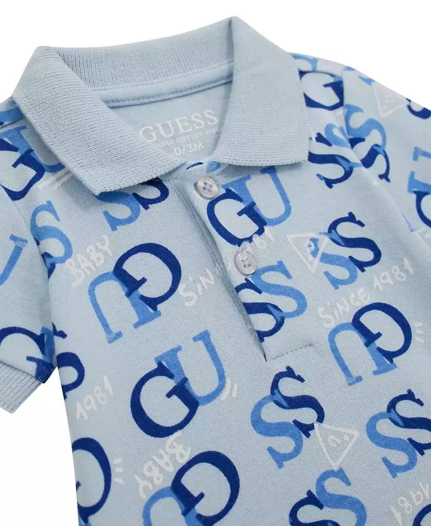 GUESS Baby Boy Bodysuit and Short Set 2