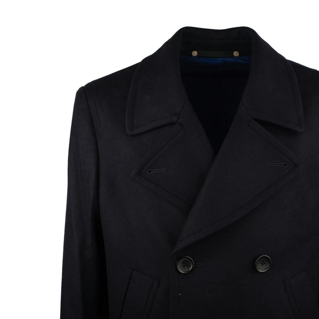 Paul Smith Paul Smith Navy Wool-Cashmere Pea Coat 3
