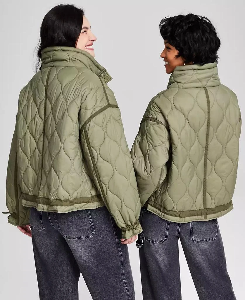 And Now This Women's Quilted Long-Sleeve Jacket, Created for Macy's 4