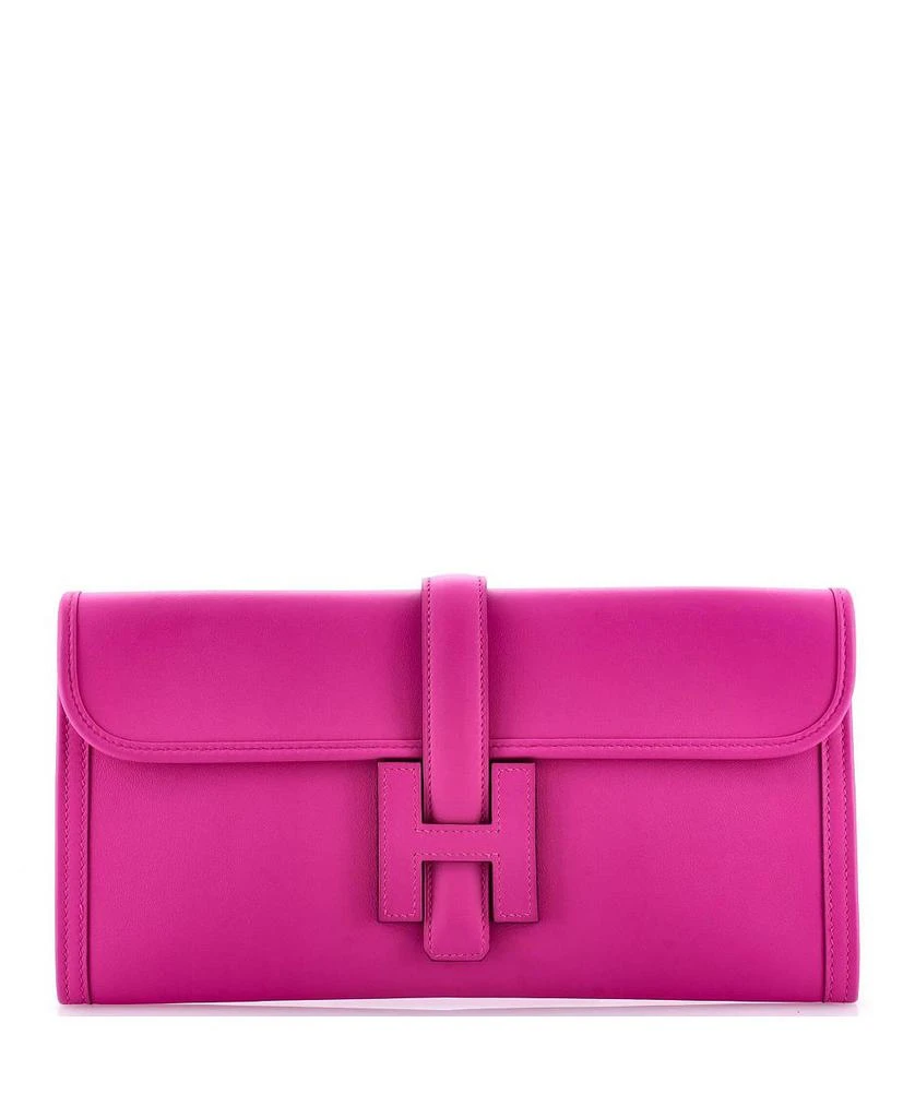 Pre-Owned Hermes 29 Jige Elan Clutch Swift 1