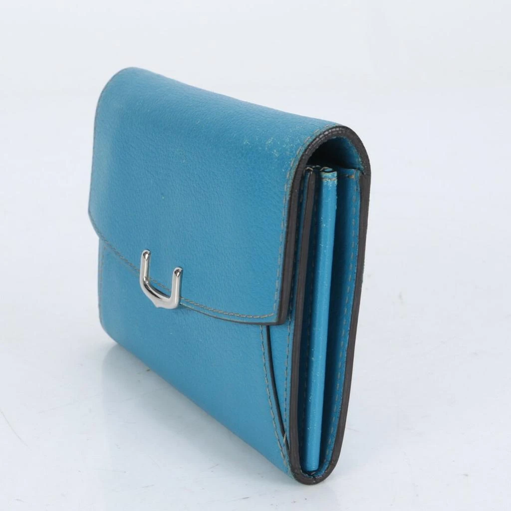 Cartier blue Leather Wallet (Bi-Fold) (Pre-Owned) 3