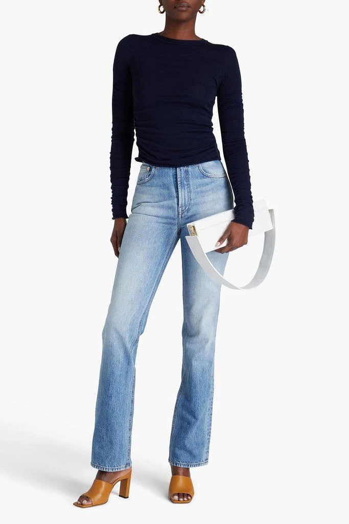 Jacquemus Sargas ruched ribbed-knit sweater 2