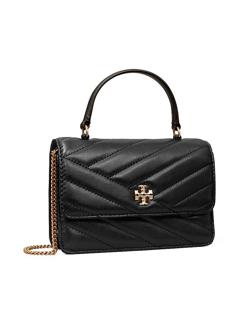 Tory Burch Mini Kira Chevron Leather Top Handle Bag 3