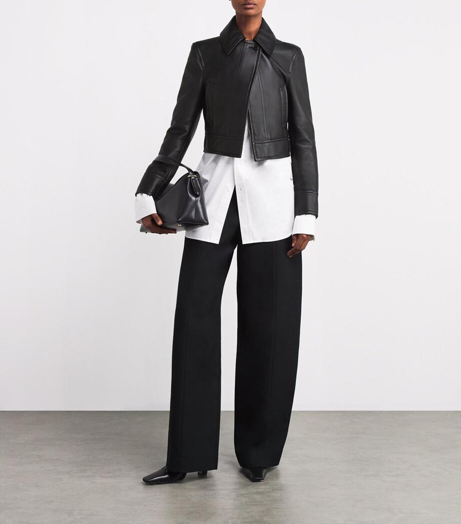 Joseph Nappa Leather Caron Jacket
