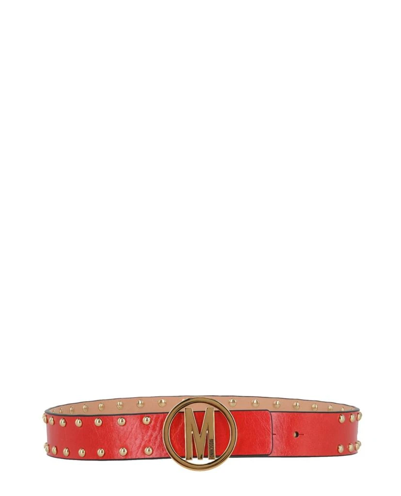 Moschino Circle M Gold Stud Belt 1