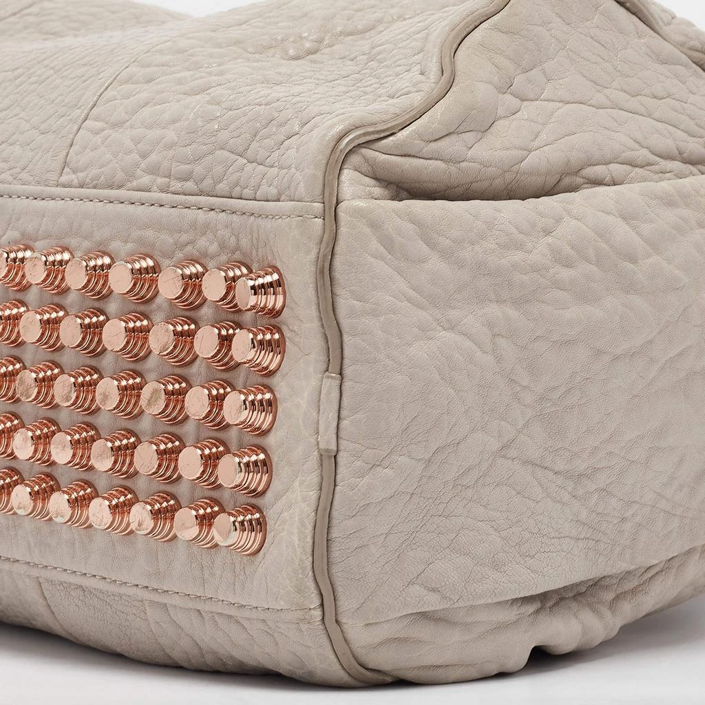 Alexander Wang Alexander Wang Light Grey Pebbled Leather Rocco Bag 15