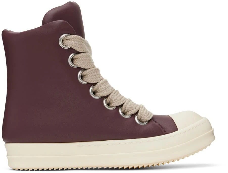 Rick Owens Purple Jumbo Lace Padded Sneakers 1