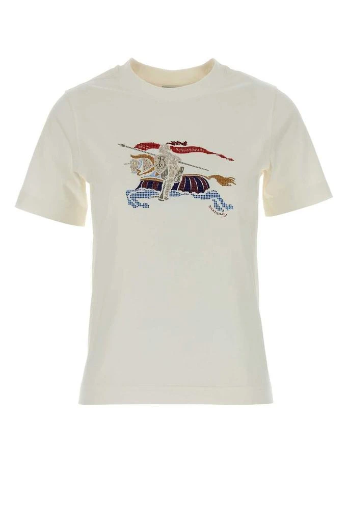 Burberry Burberry EKD Embellished Crewneck T-Shirt from Cettire