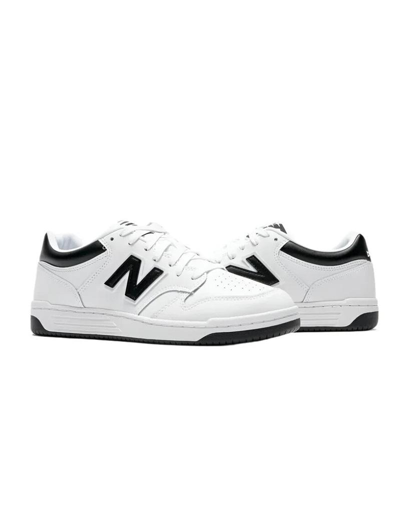 New Balance 480 BB480LBK Sneaker Men's 6.5 White Leather Lifestyle Shoes ZOGG199