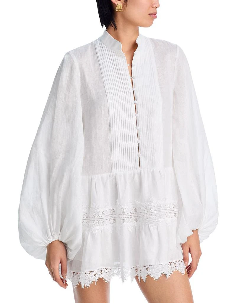 Bardot Antonia Lace Trim Mini Dress 1