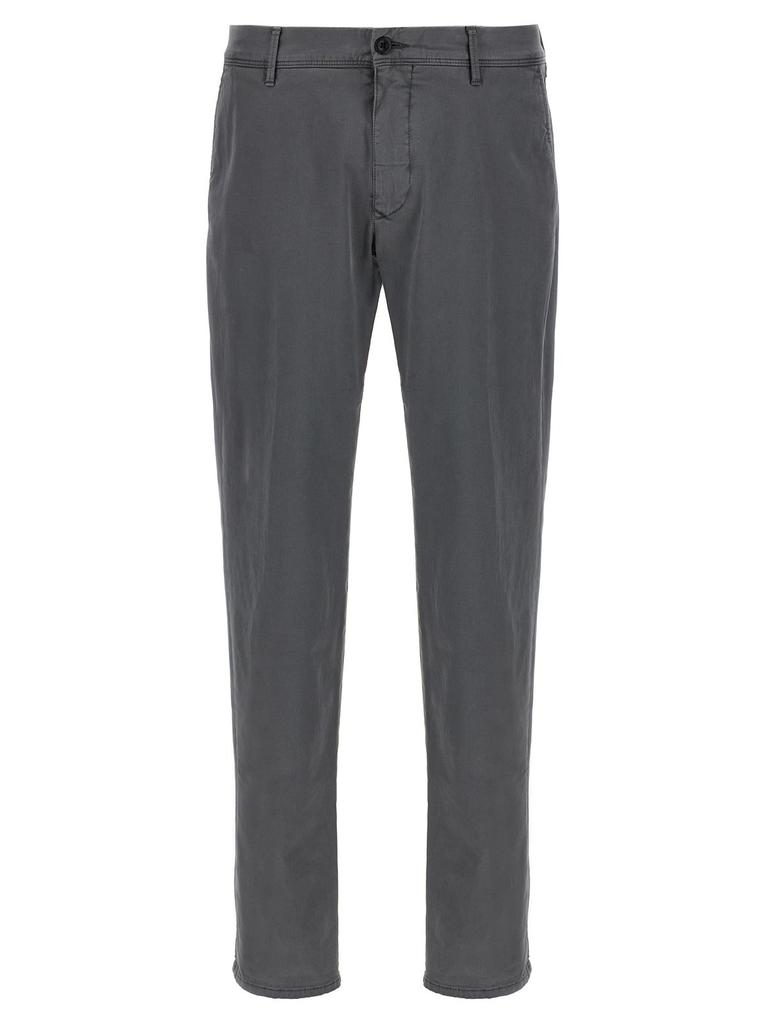 Incotex Ivory Incotex Panama Cotton Trousers