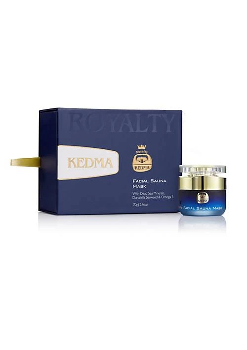Kedma Flawless Royalty Facial Sauna Mask With Dead Sea Minerals Dunaliella Seaweed Omega 3