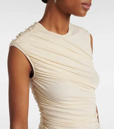 AGOLDE Ester ruched tank top 4