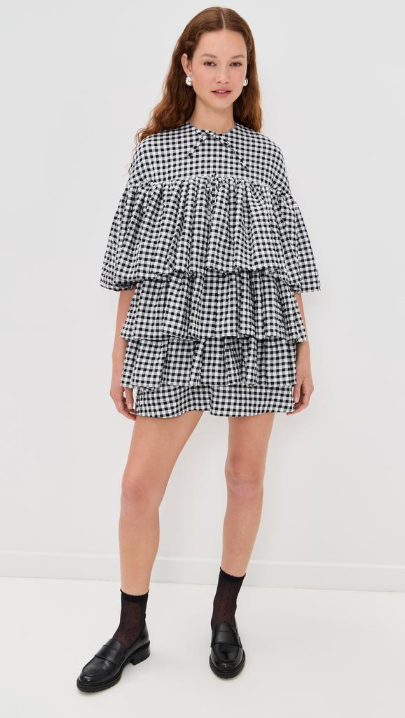 Meryll Rogge Ruffle Tiered Dress