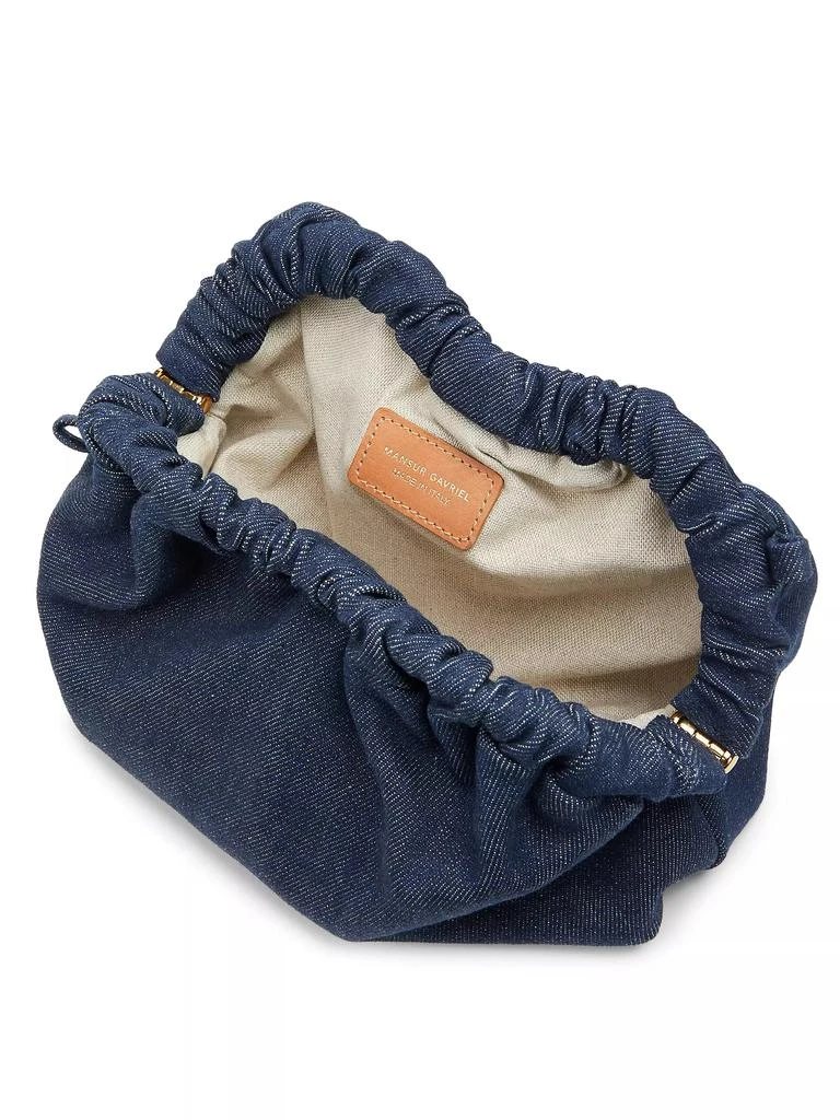 Mansur Gavriel Mini Cloud Denim Clutch 5