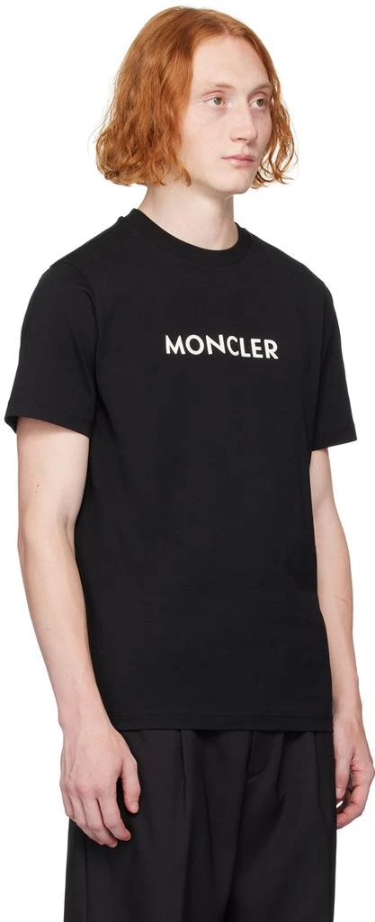 Moncler Black Bonded-Logo T-Shirt 2