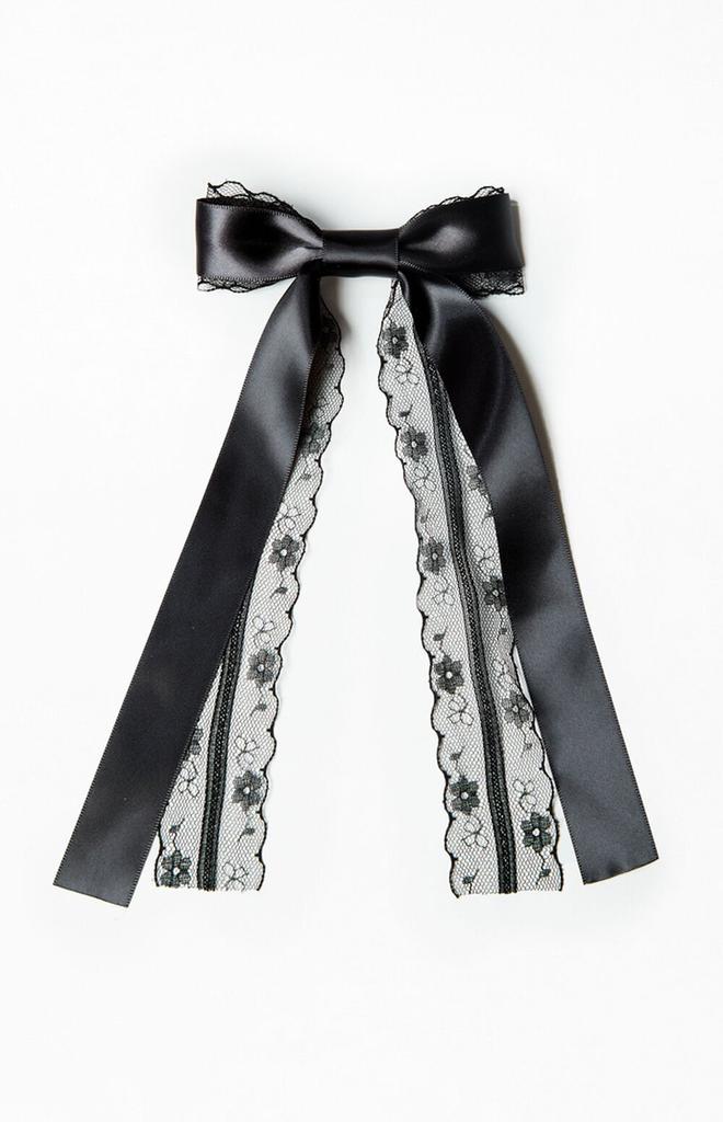 PacSun Satin Lace Bow Barrette
