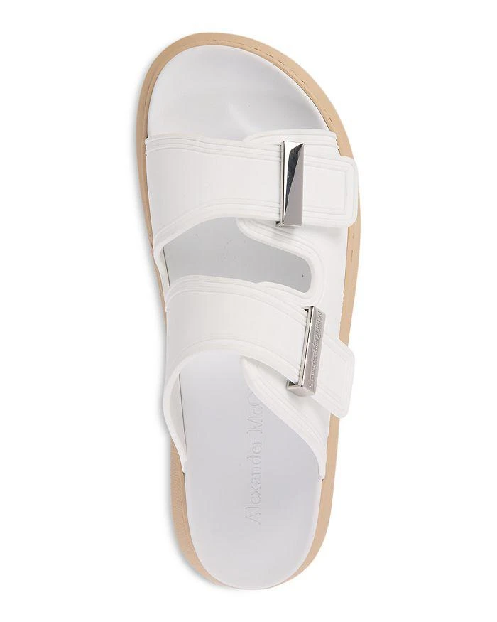 Alexander McQueen Women's Buckled Slide Sandals 4