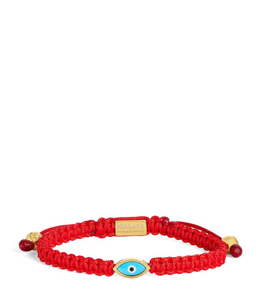 Nialaya String Evil Eye Bracelet