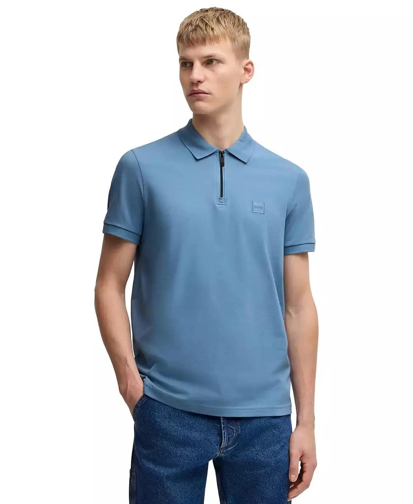 Hugo Boss Men's Stretch-Cotton Pique Slim-Fit Polo Shirt 1