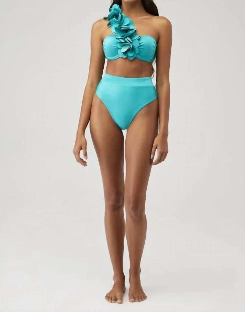PatBO Patbo - Flower Applique Bikini Top 5