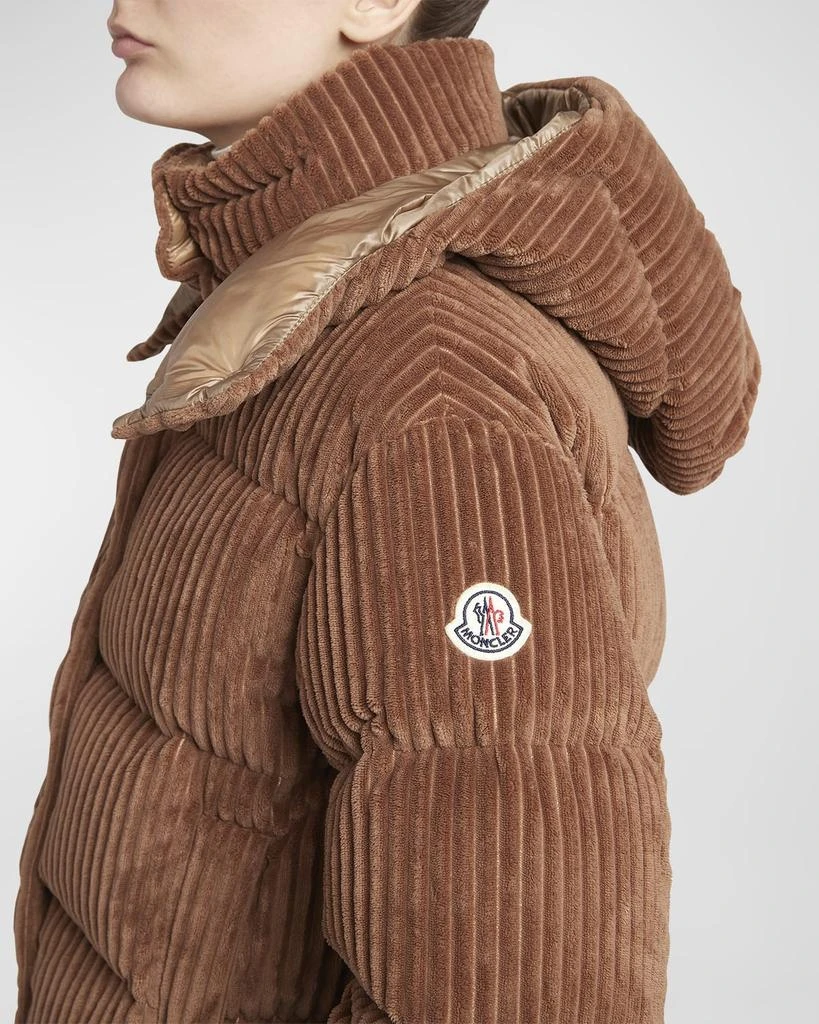 Moncler Daos Velvet Corduroy Puffer Jacket 7