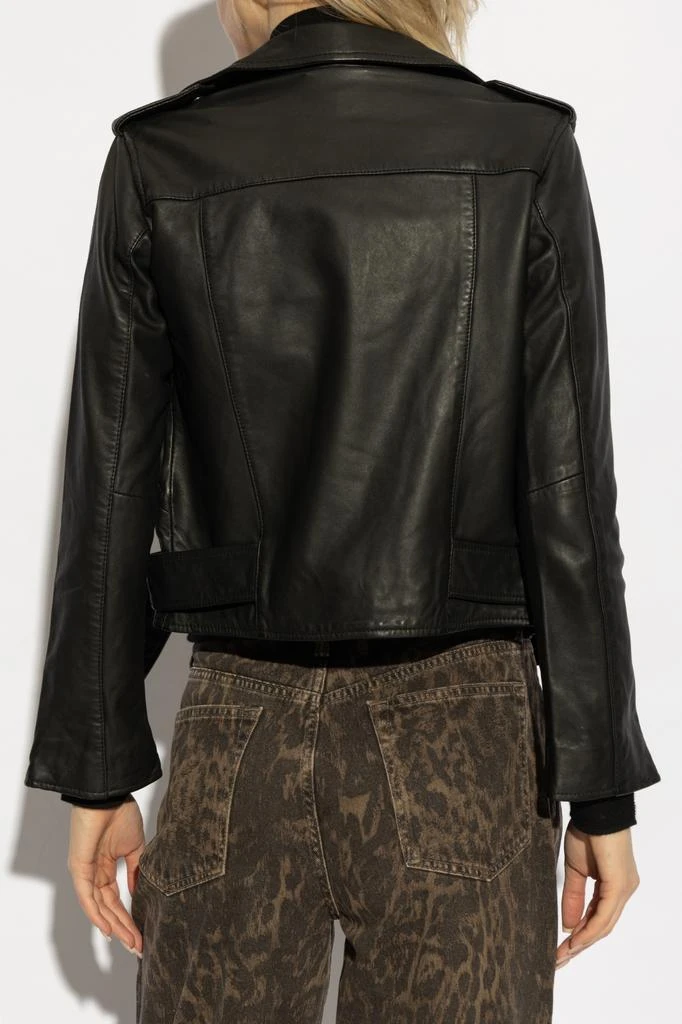 ALL SAINTS Leather jacket Balfern 4