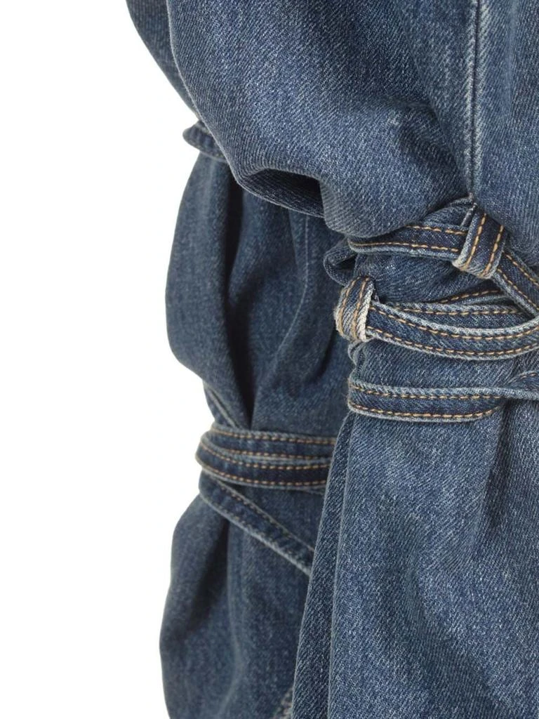 Alexander McQueen Alexander McQueen Baggy Tied Jeans 4